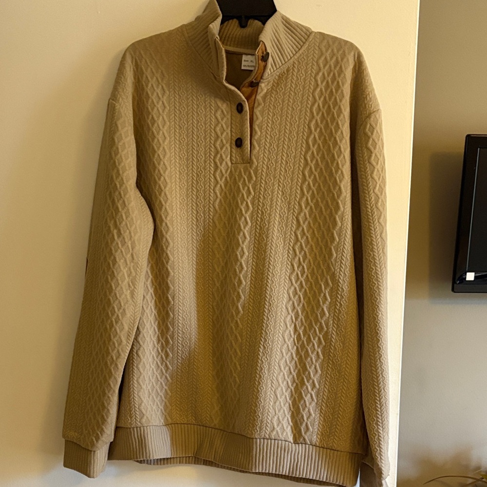 Men's Beige Sweater